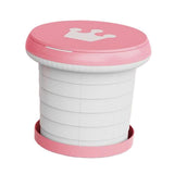 Maxbell Cute Portable Folding Toilet Washable for Child Non-Slip Strip Design Park Pink - Aladdin Shoppers