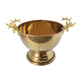 2Pcs Ice Bucket Deer Head Handles Sturdy Pedestal for Club Picnic Party