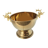 2Pcs Ice Bucket Deer Head Handles Sturdy Pedestal for Club Picnic Party