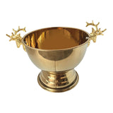 2Pcs Ice Bucket Deer Head Handles Sturdy Pedestal for Club Picnic Party