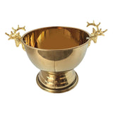 2Pcs Ice Bucket Deer Head Handles Sturdy Pedestal for Club Picnic Party