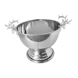 2Pcs Ice Bucket Deer Head Handles Sturdy Pedestal for Club Picnic Party