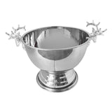 2Pcs Ice Bucket Deer Head Handles Sturdy Pedestal for Club Picnic Party
