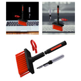 Maxbell 2xMultifunctional Keyboard Brush Cleaning Pen Cleaning Kit for PC Black Red