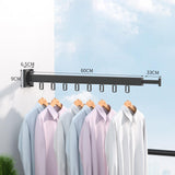 Maxbell Foldable Clothes Hanger Hanging Rack One fold extension+Three fold