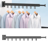 Maxbell Foldable Clothes Hanger Hanging Rack One fold extension+Three fold