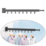 Maxbell Foldable Clothes Hanger Hanging Rack One fold extension+Three fold