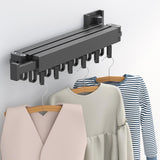 Maxbell Foldable Clothes Hanger Hanging Rack One fold extension+Three fold