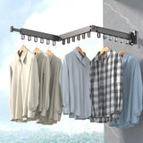 Maxbell Foldable Clothes Hanger Hanging Rack One fold extension+Three fold