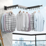 Maxbell Foldable Clothes Hanger Hanging Rack One fold extension+Three fold