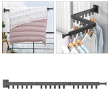 Maxbell Foldable Clothes Hanger Hanging Rack One fold extension+Three fold