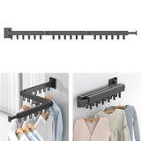 Maxbell Foldable Clothes Hanger Hanging Rack One fold extension+Three fold