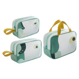 Maxbell Waterproof Cosmetic Storage Bag Handbag with Handle 29x21x12cm+21x13x8cm