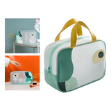 Maxbell Waterproof Cosmetic Storage Bag Handbag with Handle 29x21x12cm+21x13x8cm