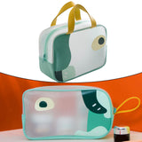 Maxbell Waterproof Cosmetic Storage Bag Handbag with Handle 29x21x12cm+21x13x8cm