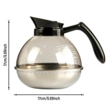 Maxbell 2x 1.8L Coffee Decanter Replacement Carafe for Home Kitchen Restaurant