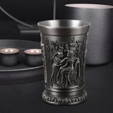 Maxbell 2x Shot Glass Vintage Egyptian Drinkware for Drinkware Accessories
