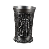 Maxbell 2x Shot Glass Vintage Egyptian Drinkware for Drinkware Accessories