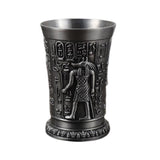 Maxbell 2x Shot Glass Vintage Egyptian Drinkware for Drinkware Accessories