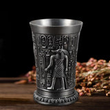 Maxbell 2x Shot Glass Vintage Egyptian Drinkware for Drinkware Accessories
