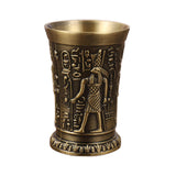 Maxbell 2pcs Shot Glass Vintage Egyptian Drinkware for Drinkware Accessories
