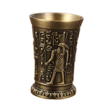 Maxbell 2pcs Shot Glass Vintage Egyptian Drinkware for Drinkware Accessories