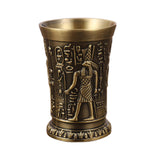 Maxbell 2pcs Shot Glass Vintage Egyptian Drinkware for Drinkware Accessories