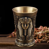 Maxbell 2pcs Shot Glass Vintage Egyptian Drinkware for Drinkware Accessories