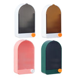 Maxbell 2x Wall Mount Soap Container Soap Dish for Bathroom white grey+green grey