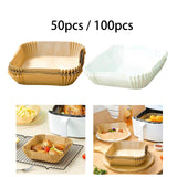 Maxbell 100x Air Fryer Disposable Paper Liner Non-Stick Oil-Proof Baking Paper