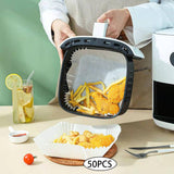 Maxbell 100Pc Air Fryer Disposable Paper Liner Non-Stick Oil-Proof Baking Paper