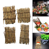 Maxbell 2 Pack Bamboo Sushi Dish Sushi Tool Decorations for Japanese Sushi