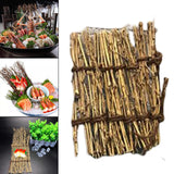 Maxbell 2 Pack Bamboo Sushi Dish Sushi Tool Decorations for Japanese Sushi