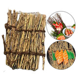 Maxbell 2 Pack Bamboo Sushi Dish Sushi Tool Decorations for Japanese Sushi