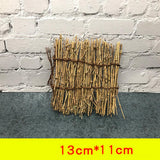 Maxbell 2 Pack Bamboo Sushi Dish Sushi Tool Decorations for Japanese Sushi