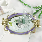 Maxbell 2x Bathroom Mirror Tray Kitchen Tray Jewelry Organizer Home Decor