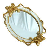 Maxbell 2x Bathroom Mirror Tray Kitchen Tray Jewelry Organizer Home Decor