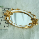 Maxbell 2x Bathroom Mirror Tray Kitchen Tray Jewelry Organizer Home Decor