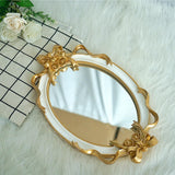 Maxbell 2x Bathroom Mirror Tray Kitchen Tray Jewelry Organizer Home Decor