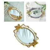 Maxbell 2x Bathroom Mirror Tray Kitchen Tray Jewelry Organizer Home Decor