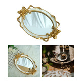 Maxbell 2x Bathroom Mirror Tray Kitchen Tray Jewelry Organizer Home Decor