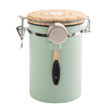 Maxbell 2Pcs Coffee Jar Container Stainless Steel Airtight Canister Kitchen Storage