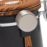 Maxbell 2Pcs Coffee Jar Container Stainless Steel Airtight Canister Kitchen Storage