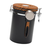 Maxbell 2Pcs Coffee Jar Container Stainless Steel Airtight Canister Kitchen Storage