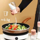Maxbell 2pcs Push Type Seasoning Bottle Spice Jars Salt Shaker Storage Container