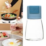 Maxbell 2pcs Push Type Seasoning Bottle Spice Jars Salt Shaker Storage Container