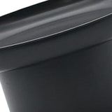 Maxbell 2x Household Round Stand Tray for Home Decor Large Black+Small Black