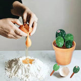 Maxbell 2x Creative Cactus Measuring Spoons in Flower Pot for Food Kitchen Gifts
