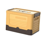 Maxbell Storage Box Organization Saving Space Easy Use for Food Underwear Toys Yellow S