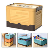 Maxbell Storage Box Organization Saving Space Easy Use for Food Underwear Toys Yellow S